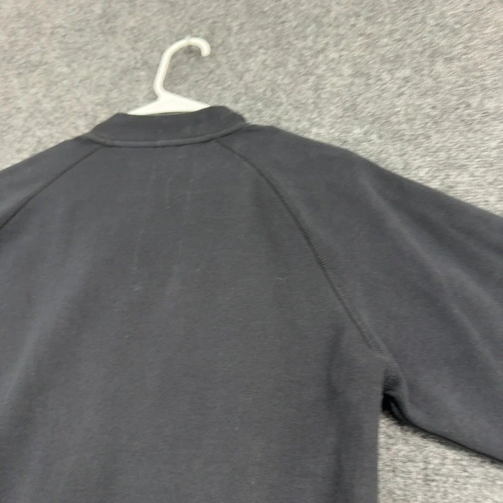 Apple Employee Full Zip Jacket Mens M Black Cotton Polyester Promo Minimalist